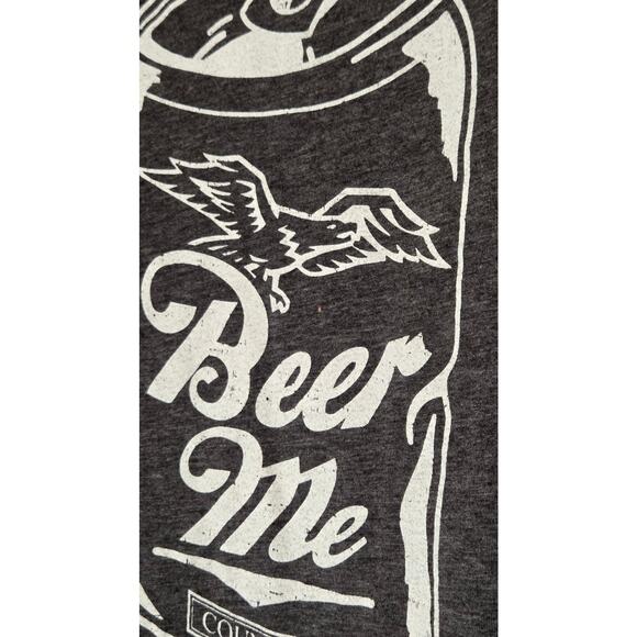 Beer Me Cropped T-Shirt sz L - Picture 2 of 3